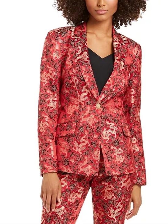INC International Concepts Jackets & Blazers - 🐢INC International Concepts Jacquard One-Button Blazer SZ Lrg Fits MED Best